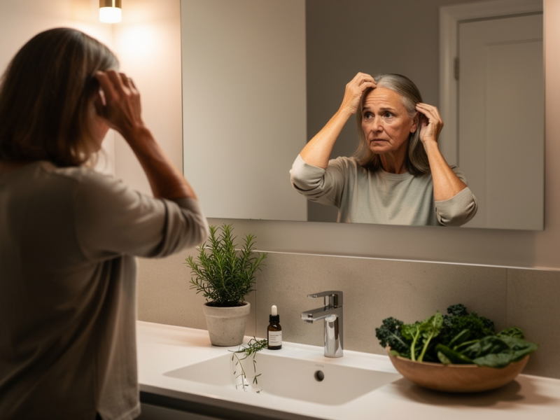 natural-vs-traditional-hair-loss-in-menopause-treatment-a-comparison